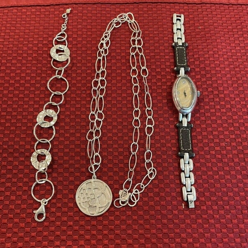 SILPADA Watch Necklace and Bracelet